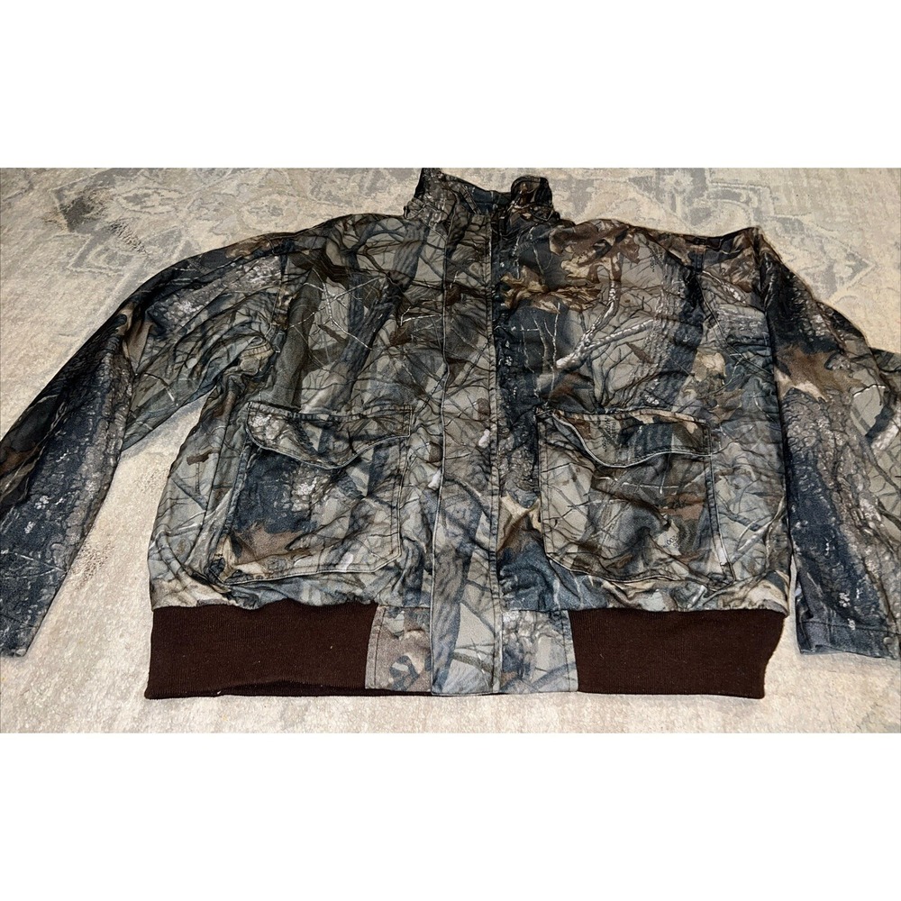 10X MENS Sz 2XL XXL‎ Hunting Realtree Hardwoods Camo Jacket Vintage